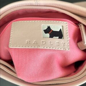 Radley London Small Vintage Pink Leather Handbag Purse